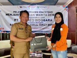 PT BIB Berikan Skill Menjahit, Sasar Masyarakat Lingkar Tambang