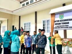 Resmikan Kantor Camat Kusan Tengah, Zairullah Minta Optimalkan Segala Sumber Daya