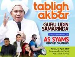 Tabligh Akbar Bersama Guru Udin di Event Mappanre Ri Tasie 2024