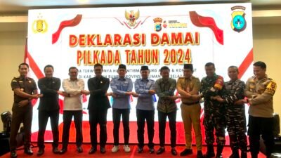 Polda Kalsel Gelar Deklarasi Pilkada Damai Kabupaten Tanah Bumbu 2024